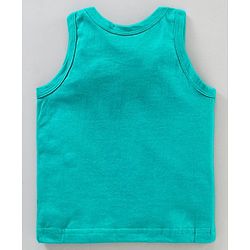Babyhug 100% Cotton Sleeveless Sando Vests Pack of 2 - Green