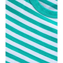 Babyhug 100% Cotton Sleeveless Sando Vests Pack of 2 - Green