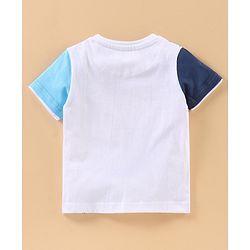 Babyhug Half Sleeves T-Shirt Tools Print - White