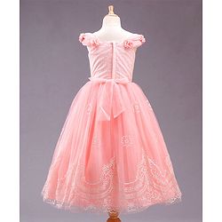 Babyhug Sleeveless Party Wear Gown - Pink