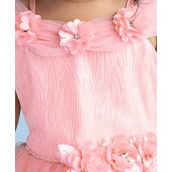 Babyhug Sleeveless Party Wear Gown - Pink
