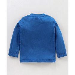 Babyhug Full Sleeves Night Suits Pack of 2 - Navy & Light Blue