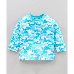 Babyhug Full Sleeves Night Suits Pack of 2 - Navy & Light Blue
