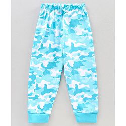 Babyhug Full Sleeves Night Suits Pack of 2 - Navy & Light Blue