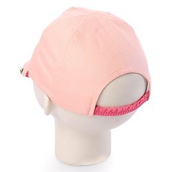 Babyhug Baby Summer Cap Summer Time Print Pink - Diameter 15 cm