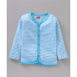 Babyhug Full Sleeves Cotton Vests Printed and Striped Pack of 5 - Multicolour