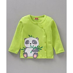 Babyhug Full Sleeves Cotton Vests Printed and Striped Pack of 5 - Multicolour