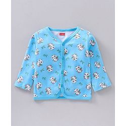 Babyhug Full Sleeves Cotton Vests Printed and Striped Pack of 5 - Multicolour