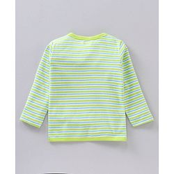 Babyhug Full Sleeves Cotton Vests Printed and Striped Pack of 5 - Multicolour