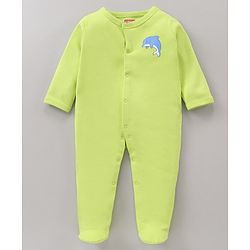 Babyhug Full Sleeves Printed Sleepsuit Pack Of 3 - Multicolor