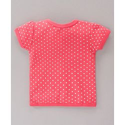 Babyhug 100%Cotton Half Sleeves Vests Pack of 3 - Pink