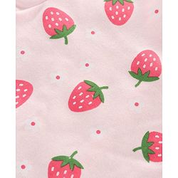 Babyhug 100%Cotton Half Sleeves Vests Pack of 3 - Pink