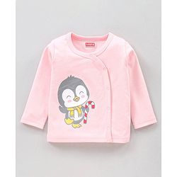 Babyhug Full Sleeves Vests Pack of 3 - Red Pink