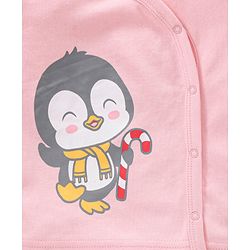 Babyhug Full Sleeves Vests Pack of 3 - Red Pink