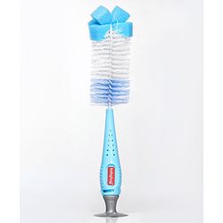 Babyhug 2 In 1 Bottle & Nipple Cleaning Brush - Blue