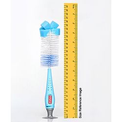 Babyhug 2 In 1 Bottle & Nipple Cleaning Brush - Blue
