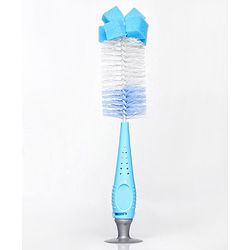 Babyhug 2 In 1 Bottle & Nipple Cleaning Brush - Blue