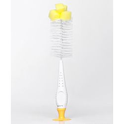 Babyhug 2 In 1 Bottle & Nipple Cleaning Brush - Blue