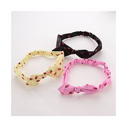 Babyhug Headbands Pack Of 3 - Pink, Yellow & Black