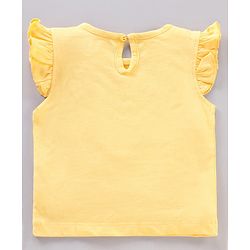 Babyhug Short Frill Sleeves Tops Striped and Text Print Pack of 7 - Multicolor
