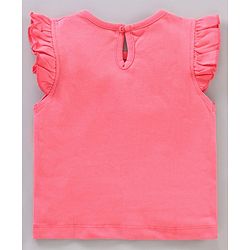 Babyhug Short Frill Sleeves Tops Striped and Text Print Pack of 7 - Multicolor