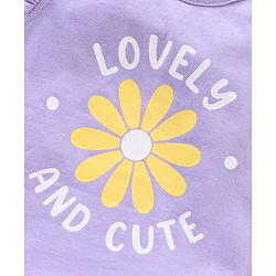 Babyhug Short Frill Sleeves Tops Striped and Text Print Pack of 7 - Multicolor