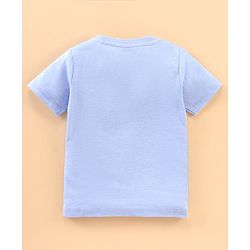 Babyhug Half Sleeves T-Shirt Mickey & Friends Print - Blue