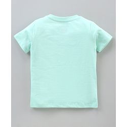 Babyhug Half Sleeves T-Shirt Mickey & Donald Print - Blue