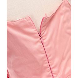 Babyhug Frill Sleeves Party Wear Tutu Tiered Frock with Sequins Applique - Peach