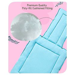 Babyhug Sleeping Bag Flower and Leaf Print- Blue