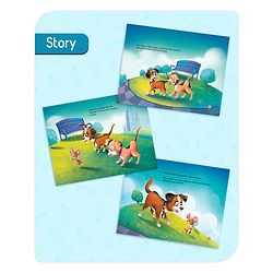 Babyhug 5 In 1 Story & Activity Animal Shape Books Pack of 5 ( Duck, Parrot, Butterfly, Chipmunk, Puppy) - English