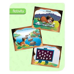 Babyhug 5 In 1 Story & Activity Animal Shape Books Pack of 5 ( Duck, Parrot, Butterfly, Chipmunk, Puppy) - English