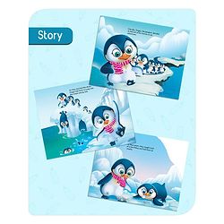 Babyhug 5 In 1 Story & Activity Animal Shape Books Pack of 5 (Octopus, Snail, Penguin,Walrus,Whale) - English