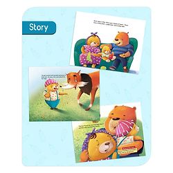 Babyhug 5 In 1 Story & Activity Animal Shape Books Pack of 5 (Rhinoceros, Bear,Dragon, Giant Panda, Zebra) Pack Of 5 - English