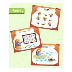 Babyhug 5 In 1 Story & Activity Animal Shape Books Pack of 5 (Rhinoceros, Bear,Dragon, Giant Panda, Zebra) Pack Of 5 - English