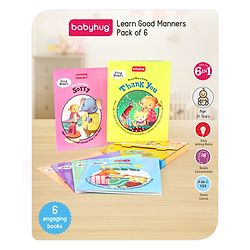 Babyhug Learn Good Manners Book Pack Of 6 - English