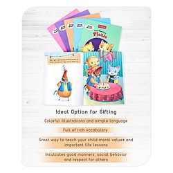 Babyhug Learn Good Manners Book Pack Of 6 - English
