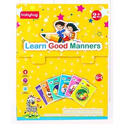 Babyhug Learn Good Manners Book Pack Of 6 - English