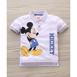 Babyhug Half Sleeve Printed T-Shirt and Knee Length Bottomwear - Multicolor