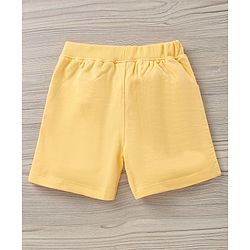 Babyhug Sleeveless Tee & Shorts Set Placement Print- Multicolor