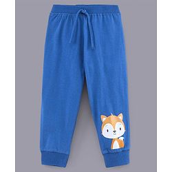 Babyhug Full Length Cotton Lounge Pants Pack of 3 - Blue Orange White