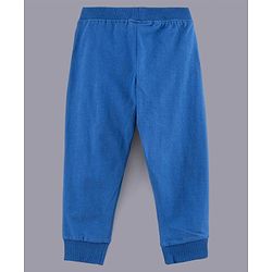 Babyhug Full Length Cotton Lounge Pants Pack of 3 - Blue Orange White