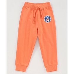 Babyhug Full Length Lounge Pant Animal Print Pack of 2 - Orange Green