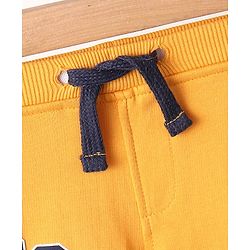 Babyhug Full Length Loungepants Numerical Print - Yellow