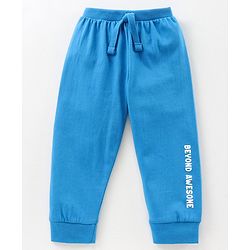 Babyhug Full Length Lounge Pant Multi Print Pack of 2 - Green Blue
