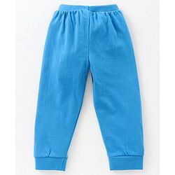 Babyhug Full Length Lounge Pant Multi Print Pack of 2 - Green Blue