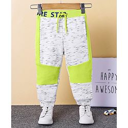 Babyhug Full Length Lounge Pant - Yellow White - 2-3Y Yellow