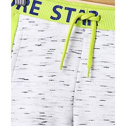 Babyhug Full Length Lounge Pant - Yellow White - 2-3Y Yellow