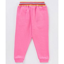 Babyhug Full Length Lounge Pants - Pink