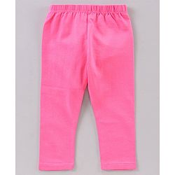 Babyhug Full Length Printed Leggings Pack of 3- Pink & Green